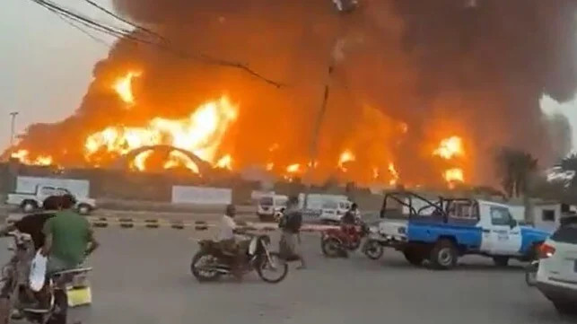 Israeli Air Force Destroys Tank Farm at Port of Hodeidah